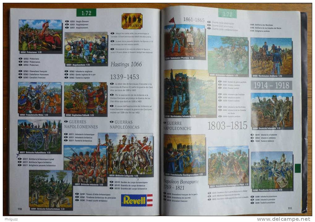 CATALOGUE REVELL 1997-98 MODEL KITS FIGURINES MAQUETTES - France