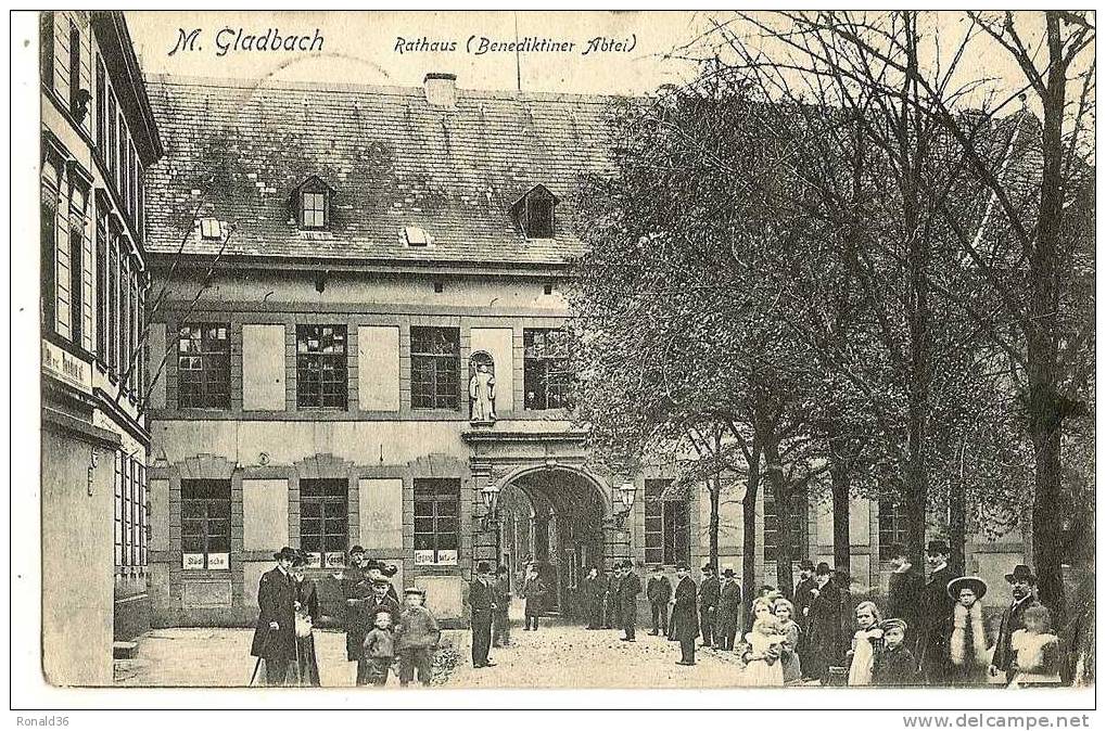 CP Allemagne : M . GLADBACH  Rathaus ( Benediktiner Abtei ) - Mönchengladbach
