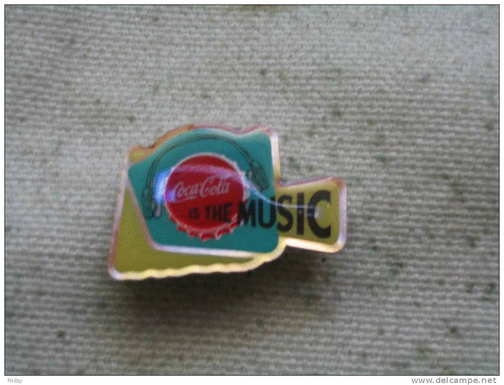 Pin's Coca Cola Is The Music - Coca-Cola