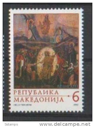 A-217   EASTER  MACEDONIA  MAKEDONIEN  RELIGIONE ICONE    NEVER HINGED - Pasen