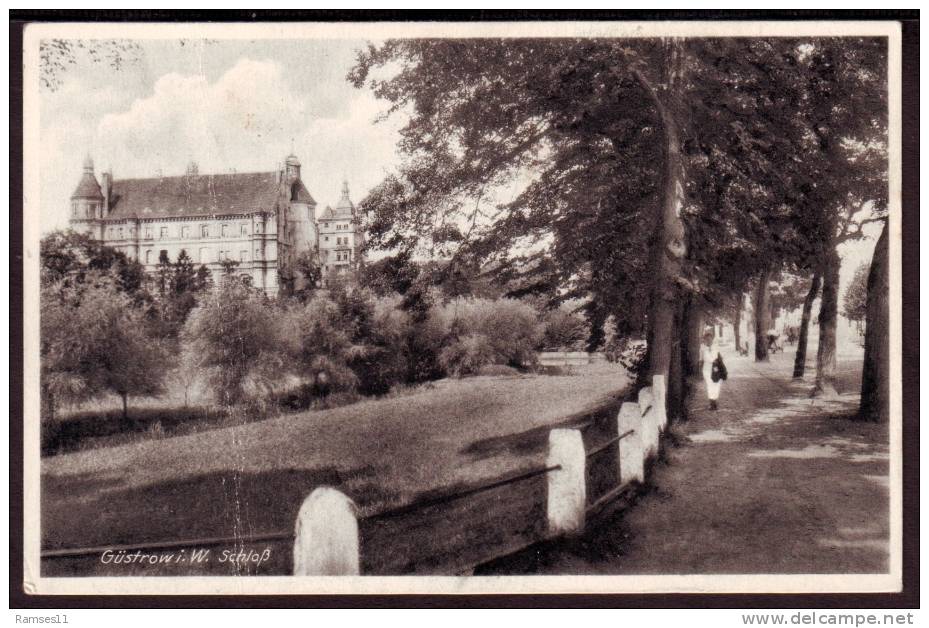 AK GÜSTROW - Schloss 1942 - Guestrow