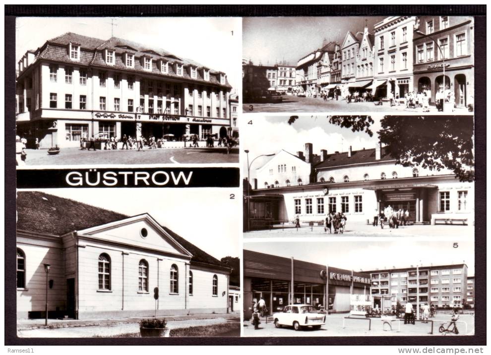 AK Güstrow - Mehrbild 1979 - Guestrow