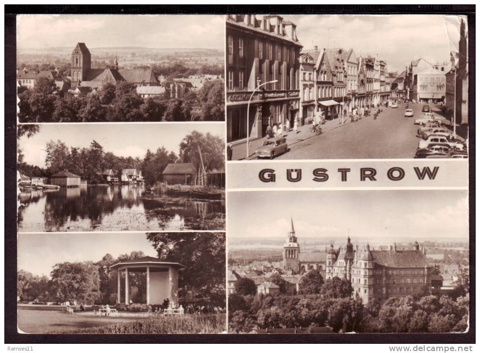 AK Güstrow - Mehrbild 1964 - Güstrow