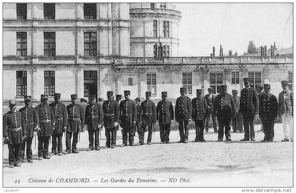 CHAMBORD (41) Gardes Du Domaine Beau Plan - Caccia