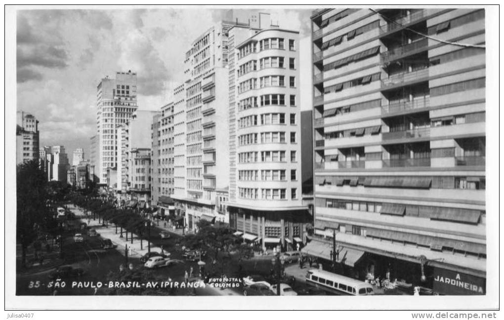 SAO PAULO (Brésil) Avenue Ipiranga - São Paulo