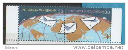 A-219  MACEDONIA MAKEDONIEN EUROPA CEPT 2008  NEVER HINGED - 2008