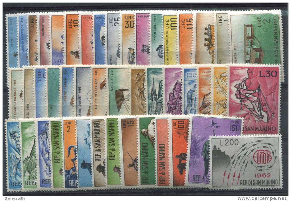 1962 COMPLETE YEAR PACK MNH ** - Années Complètes