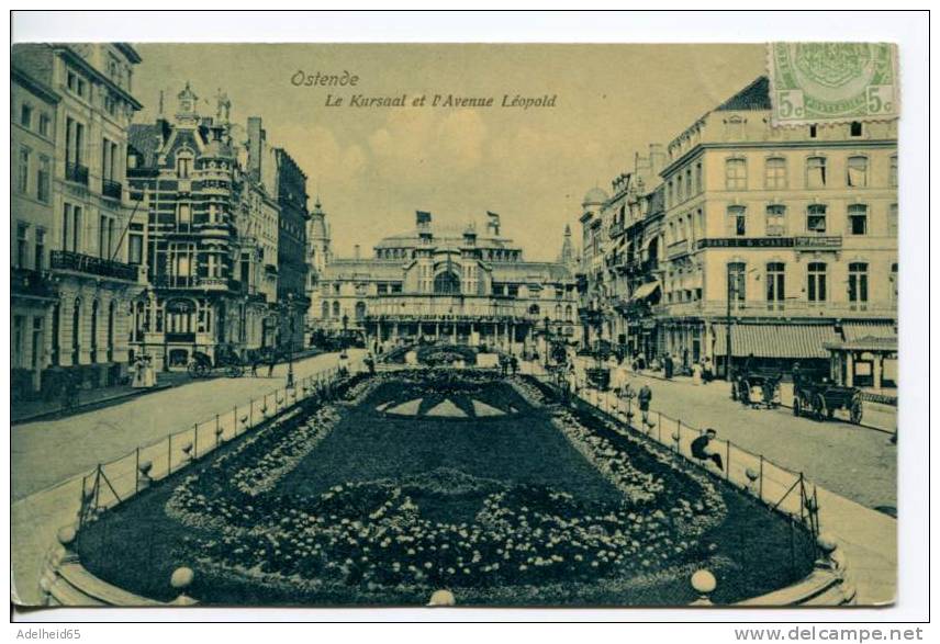 Oostende Ostende 1911 Kursaal Et Avenue Leopold Ed. V.G. - Oostende