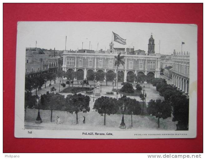 Cuba --- Palace Havana ------Undivded Back - Cuba