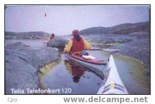 # SWEDEN 60114-19 Sea Kayak 120 Orga 01.96 -sport- Tres Bon Etat - Suède