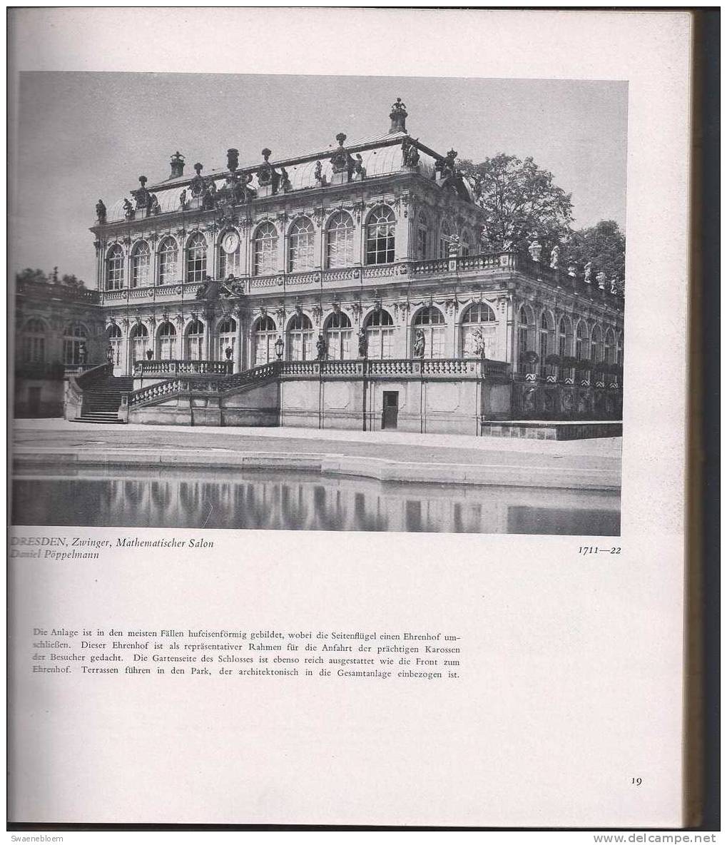 DE.- Bücher - GEIST Und ANTLITZ Des BAROCK - Würzburg- Dresden- Berlin- Darmstadt- Mannheim- Köln- Frankfurt- 3 Scans - Architectuur