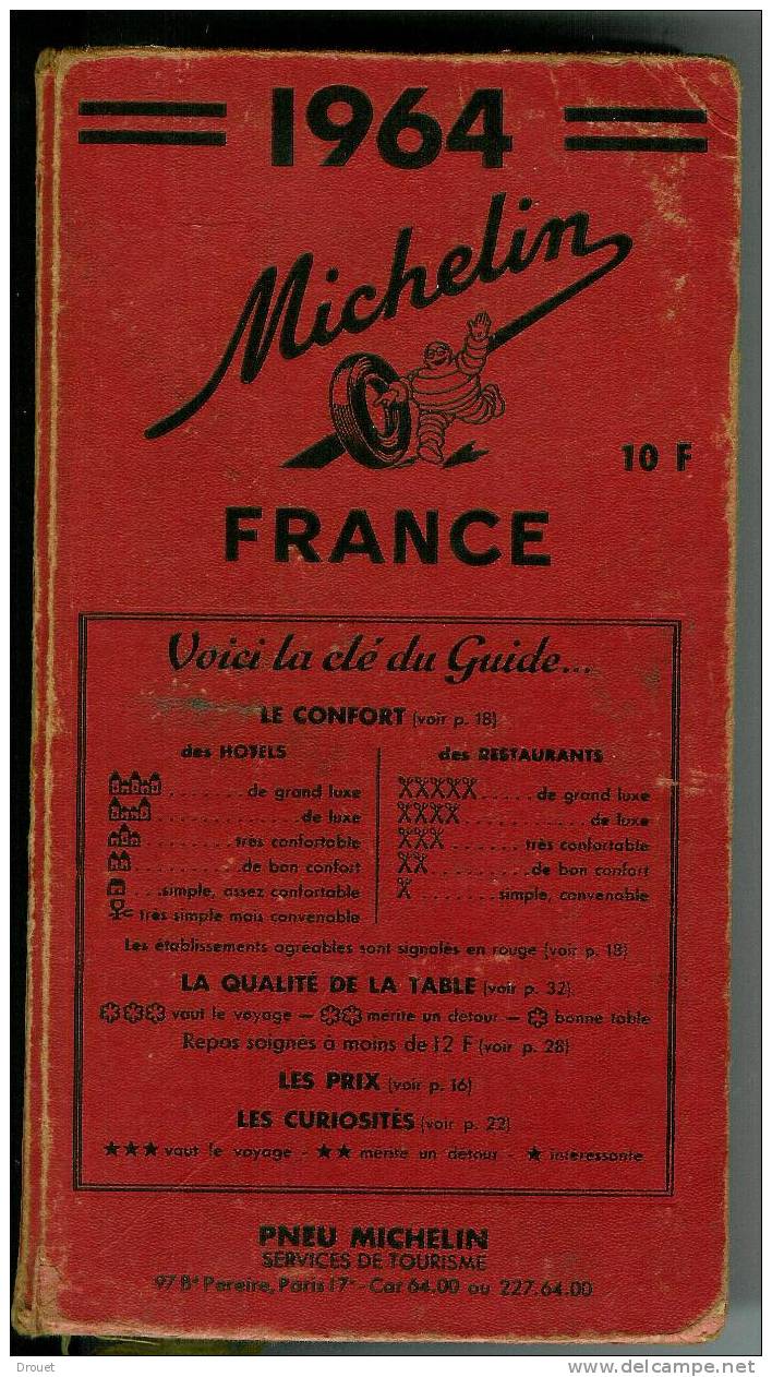 GUIDE MICHELIN FRANCE 1964 - Michelin-Führer