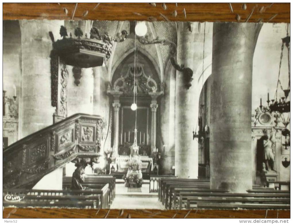 52 - ECLARON - Intérieur De L´ Eglise. (CPSM) - Eclaron Braucourt Sainte Liviere