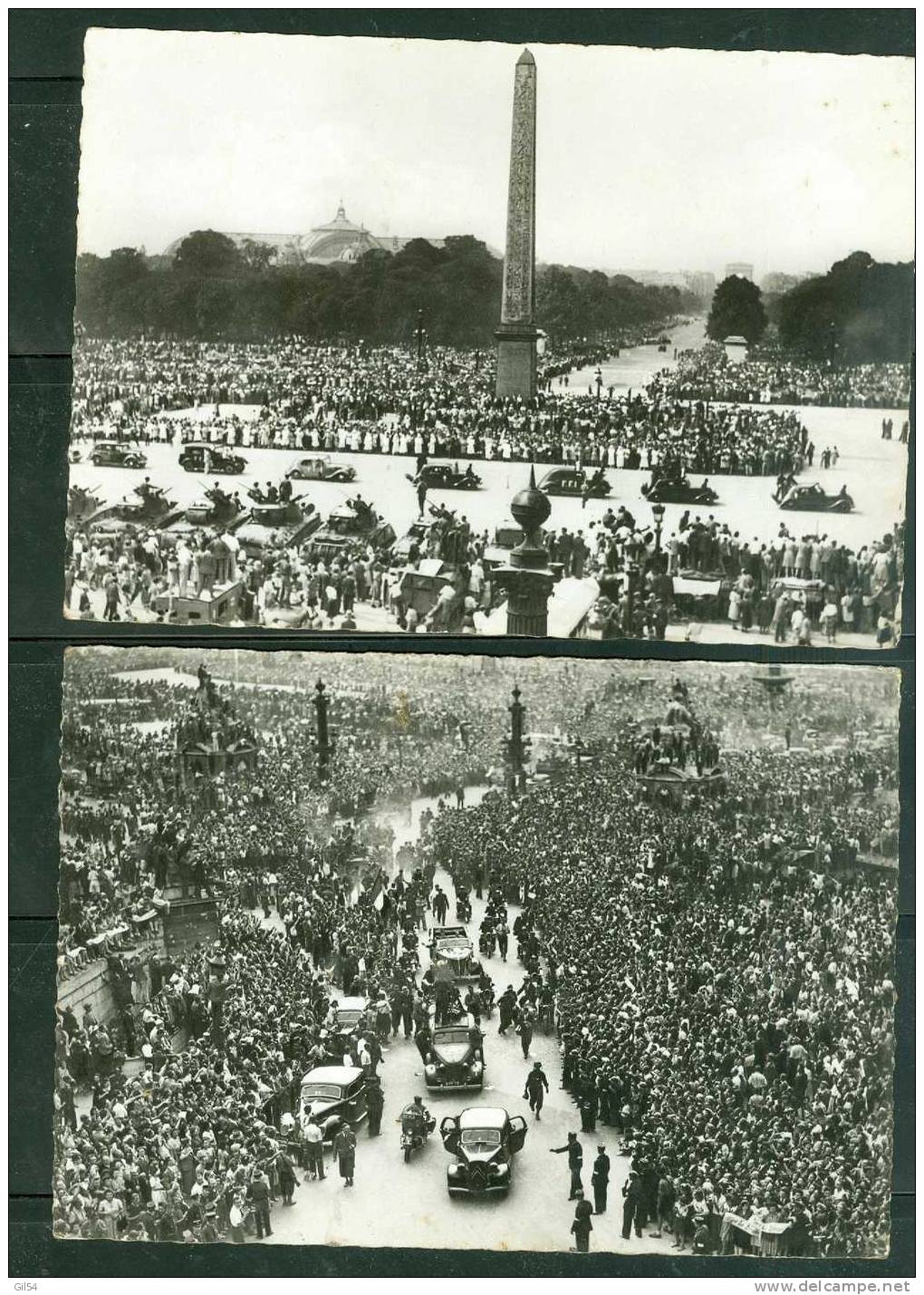 Lot De 10 Cartes Postales + 1 Photo Sur La Libération De Paris - Lp202 - Guerre 1939-45