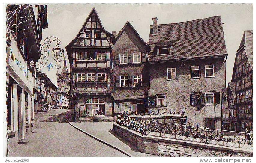 N1443 Bad Wimpfen Salzgasse 1962 Used Perfect Shape - Bad Wimpfen