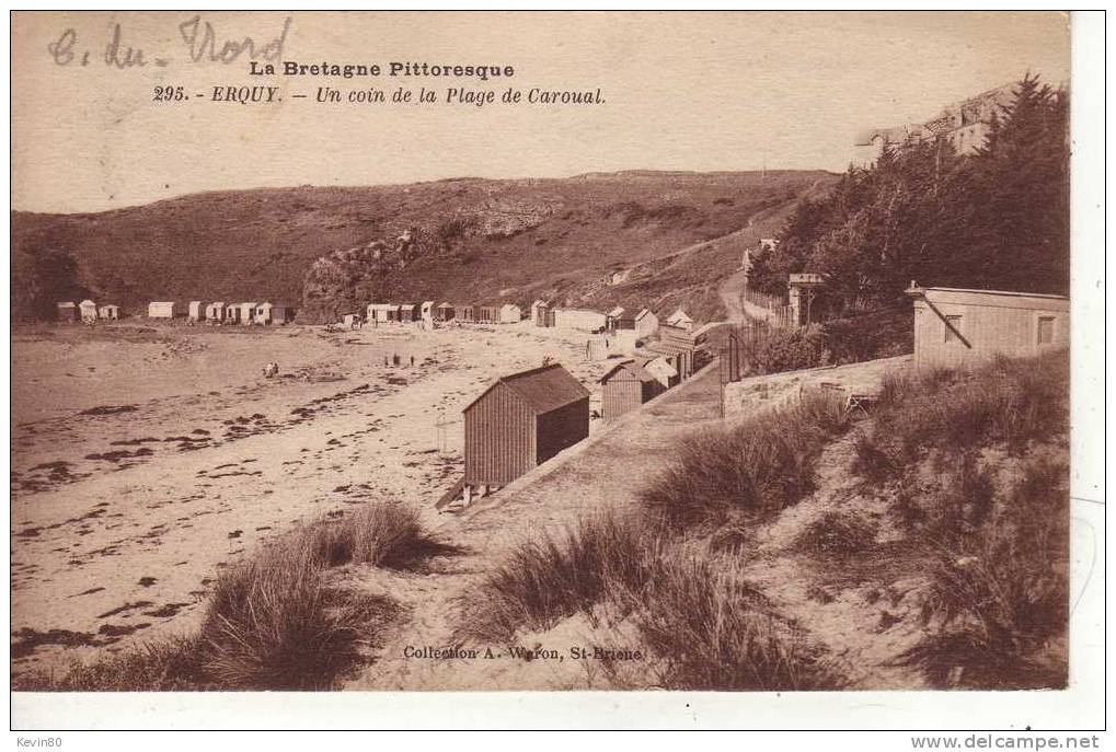 22 ERQUY Un Coin De La Plage De Caroual - Erquy