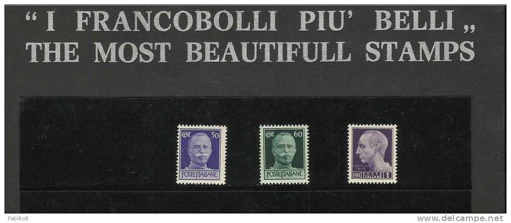 ITALIA REGNO 1944 IMPERIALE SENZA FILIGRANA SERIE COMPLETA TIMBRATA - Used