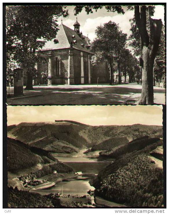 GERMANY - TWO POSTAL CARDS - LOWER SAXONY - LANDSCAPE And CHURCH - Oberharz