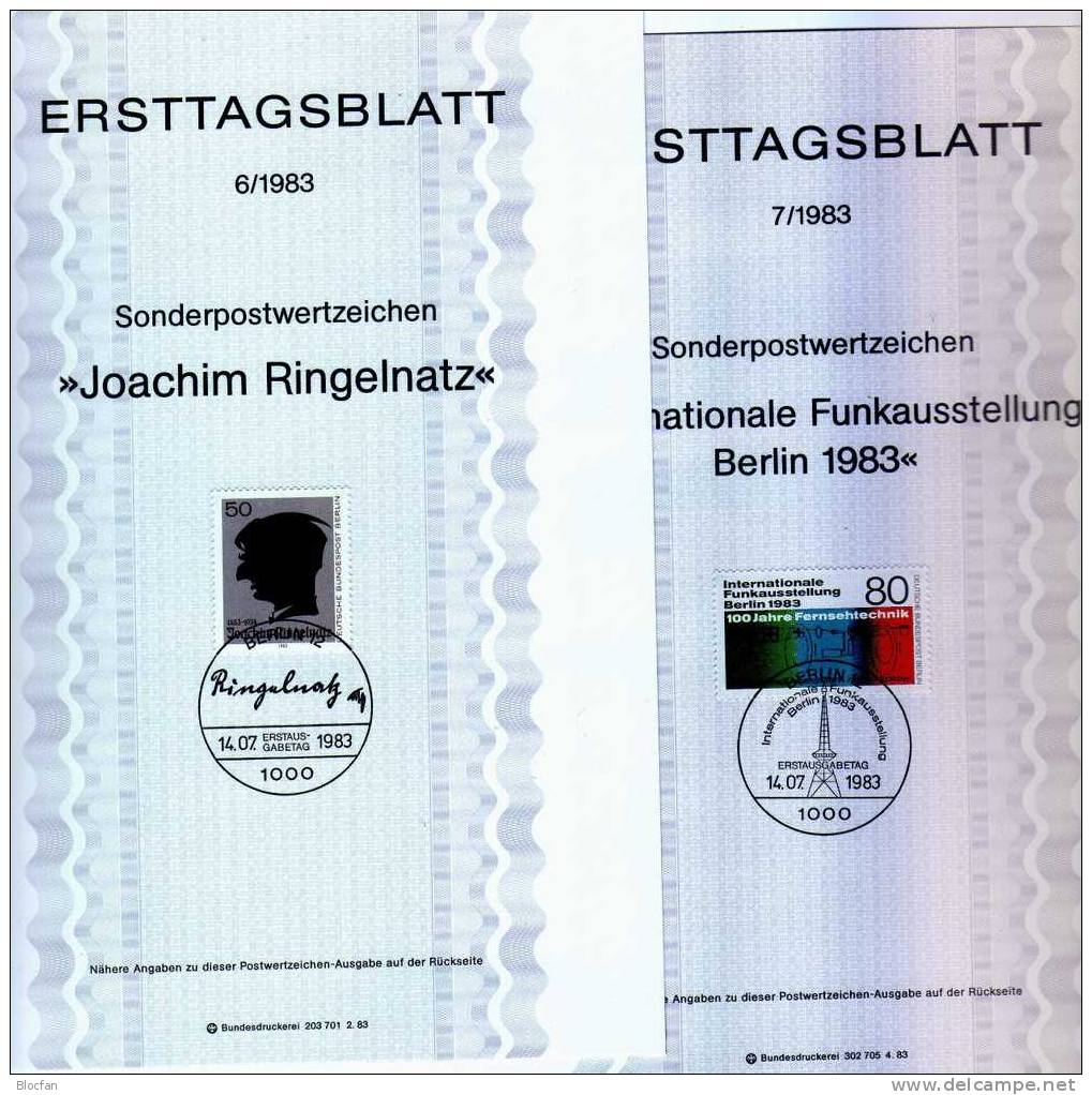 Berlin ETB - Sammlung 1975 Bis 1990 Komplett 482-879 SST 580€ Berliner Ersttagsblätter Mit Beschreibung Set From Germany - Vrac (min 1000 Timbres)