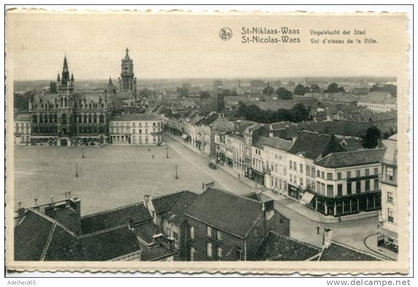 Sint-Niklaas Uitg. Paperhandel R.Z., Vogelvlucht Der Stad - Sint-Niklaas