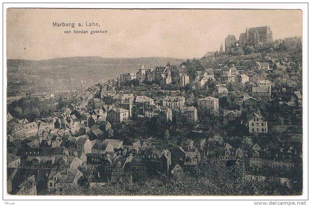 D1531   MARBURG A. LAHN : Von Norden Gesehen - Marburg