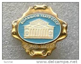 Art Culture: Big Theater USSR / Soviet Badge _36_3613 - Other & Unclassified