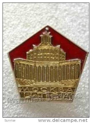 Art Culture: Great Theater Of Red Army Name's / Soviet Badge _36_3617 - Other & Unclassified
