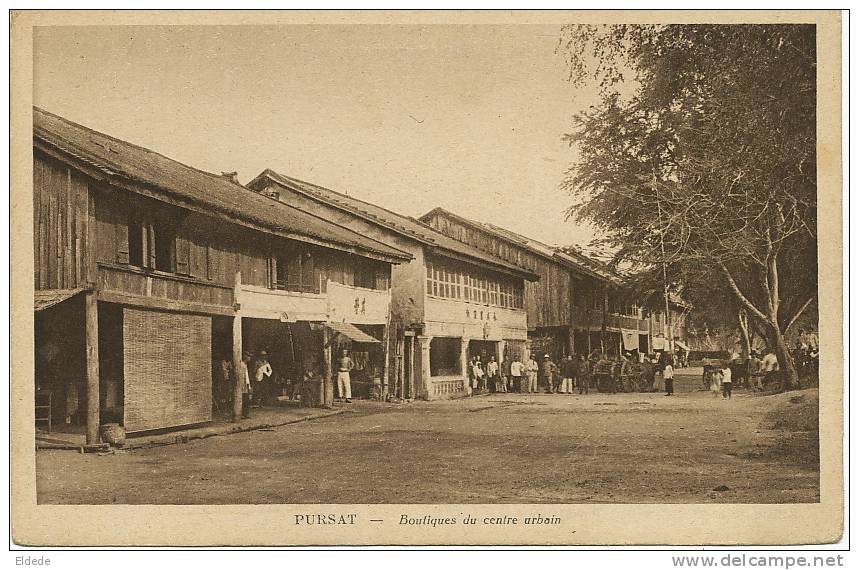 Pursat Boutiques Du Centre Urbain  Edit Nadal No 185 - Cambodge