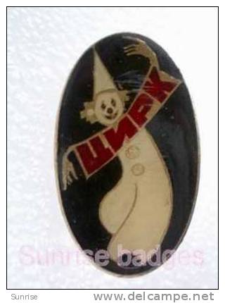 Circus: Clown Harlequin / Old Soviet Badge _80_ci5410 - Other & Unclassified