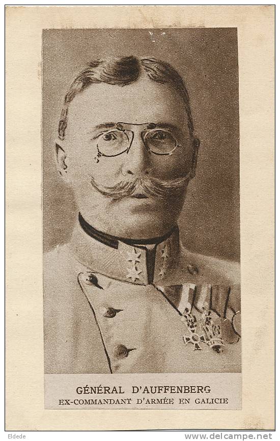 General D Auffenberg Ex Troops Chief In Galicie Born In Opava Troppau - Ukraine