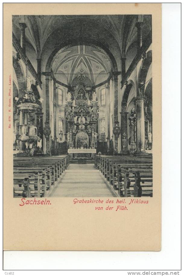 Sachseln Grabeskirche Des Heil. Niklaus Von Der Flüh - Sachseln