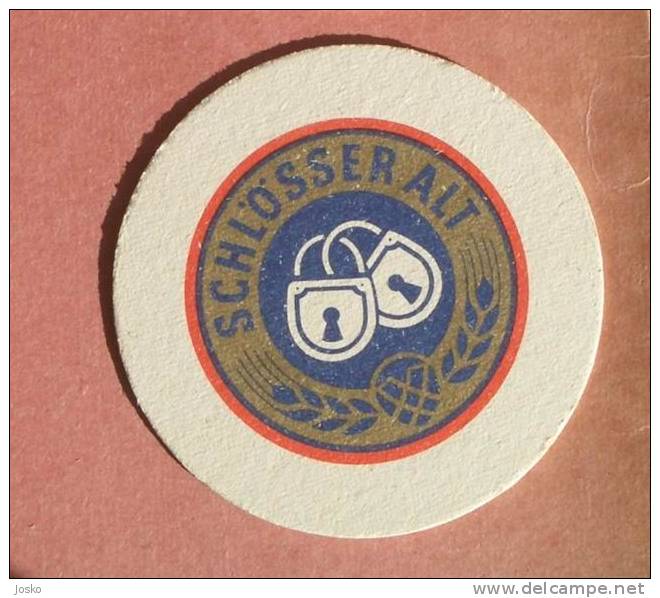 SCHLOSSER ALT Beer Coaster (Germany ) Beercoaster Bière Bier Cerveza Birra Cerveja Mat Mats Sous-bock Posavasos Coasters - Beer Mats