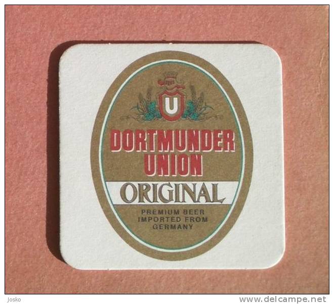 DORTMUNDEN U. Beer Coaster (Germany ) Beercoaster Bière Bier Cerveza Birra Cerveja Mat Mats Sous-bock Posavasos Coasters - Beer Mats