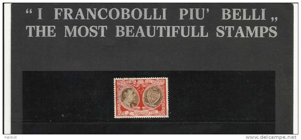 SAN MARINO 1947 OMAGGIO A ROOSEVELT AEREA L. 2 TIMBRATO - Used Stamps