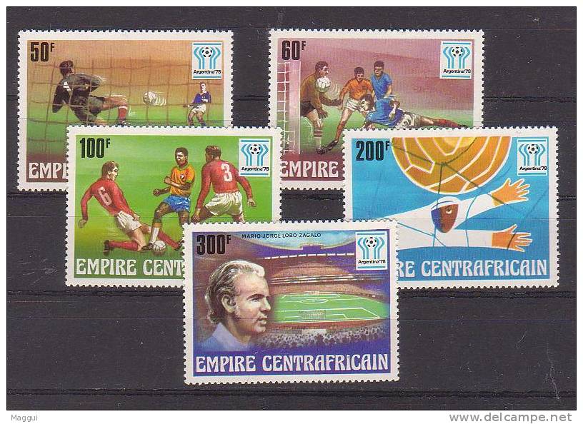 CENTRAFRIQUE   N°315/19  * * (cote 6.75e)  Cup 1978  Football  Soccer Fussball - 1978 – Argentine