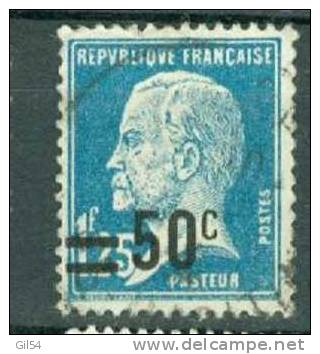Yvert  N°222  Type Pasteur 1,25 Francs Surchargé 50 C  - Ay0220 - 1922-26 Pasteur