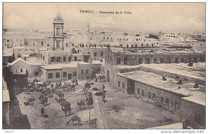 Lybie - Souvenir De Tripoli De Barbarie - Panorama De La Ville - Libye