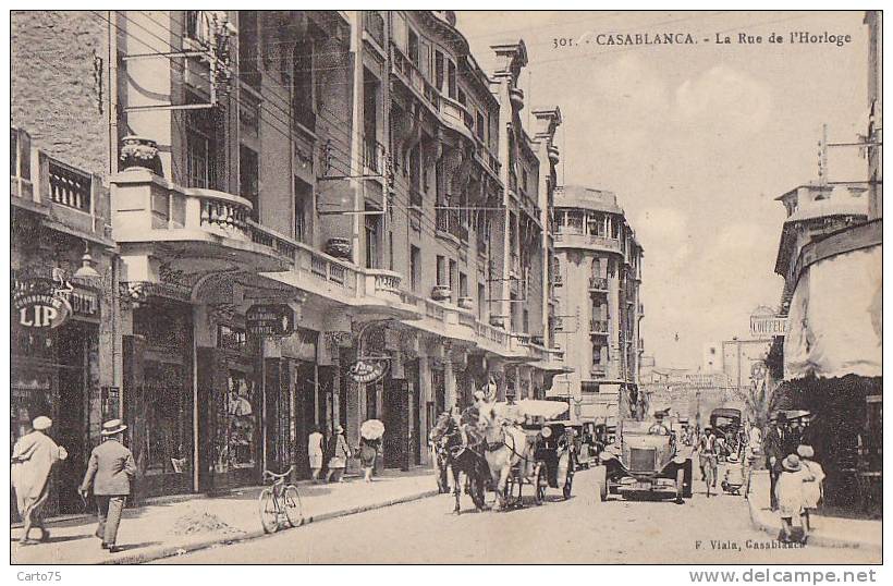 Architecture - Période Coloniale - Casablanca - Commerces - Monuments