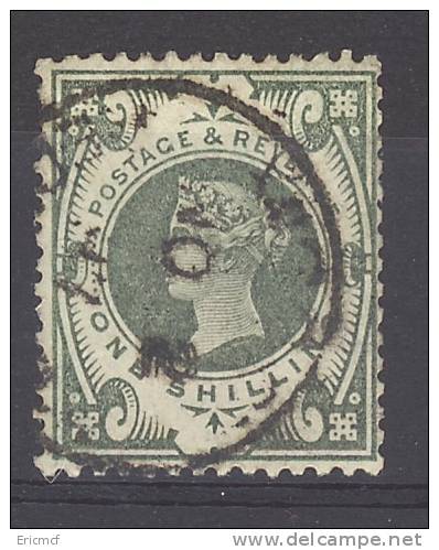 GB 1887 1s Green Superb Used - Oblitérés