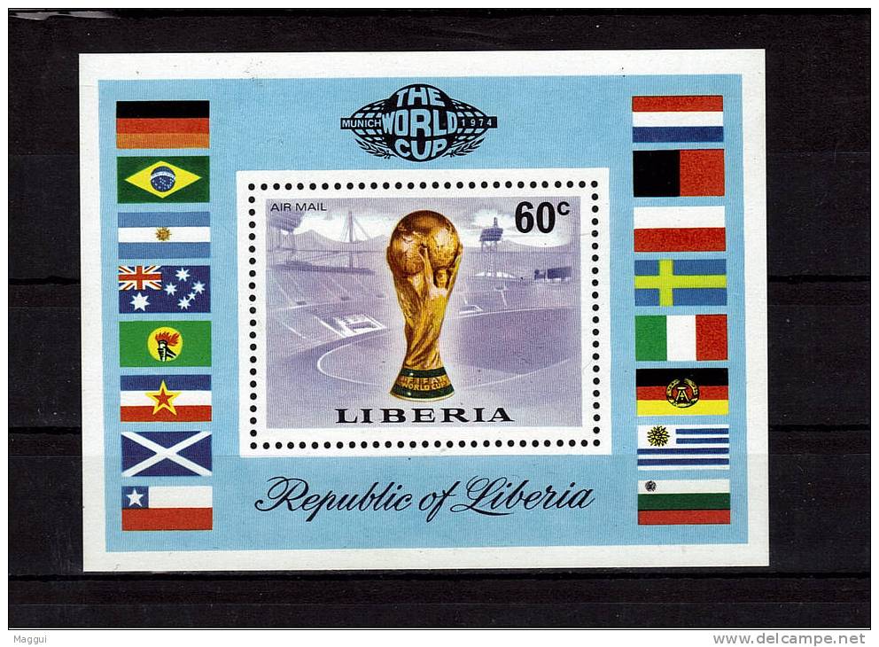LIBERIA    BF 71  * *   Cup 1974    Football  Soccer Fussball - 1974 – Allemagne Fédérale