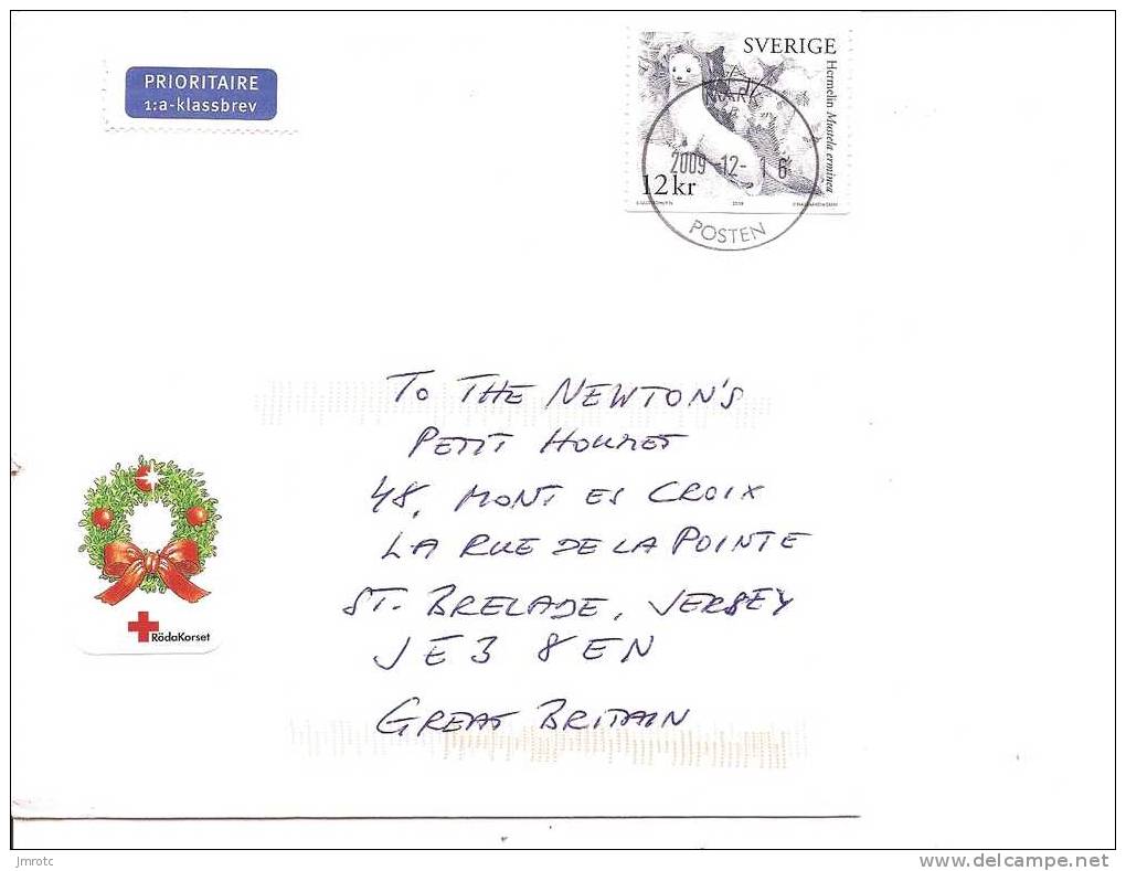 Lettre Suede  2009 (753) - Storia Postale