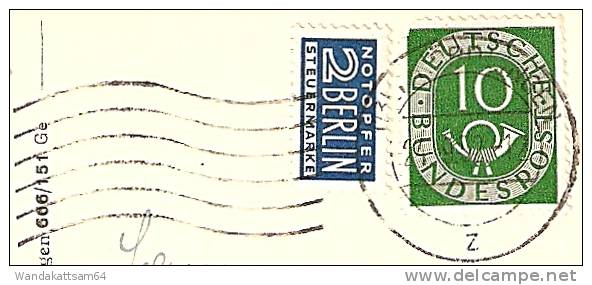 AK 666151 Nördlingen 24.9.52 - 12 (15b) NÖRDLINGEN Z Nach Oberkessach Mit 1 X 10 PF DEUTSCHE BUNDESPOST "Posthorn" - Noerdlingen