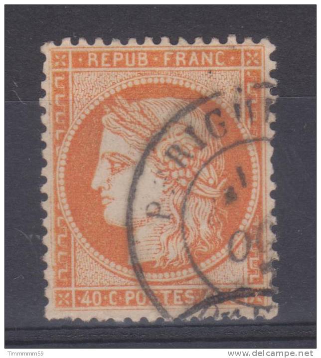 Lot N°11829    N°38, Oblit  Cachet à Date De PERIGUEUX (23), Variété Fond Ligné Et Filet OUEST - 1870 Siège De Paris