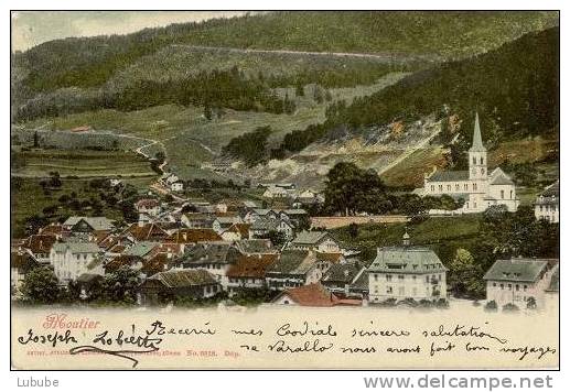 Moutier - Centre Du Village         1922 - Moutier