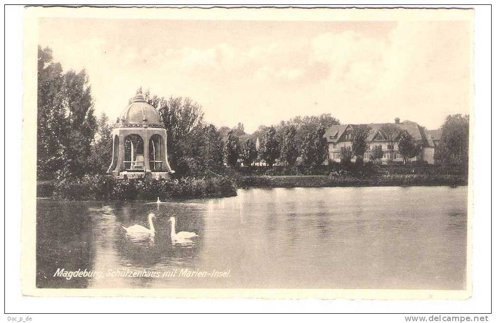 Deutschland - Magdeburg - Schützenhaus Mit Marien Insel - 1938 - Magdeburg