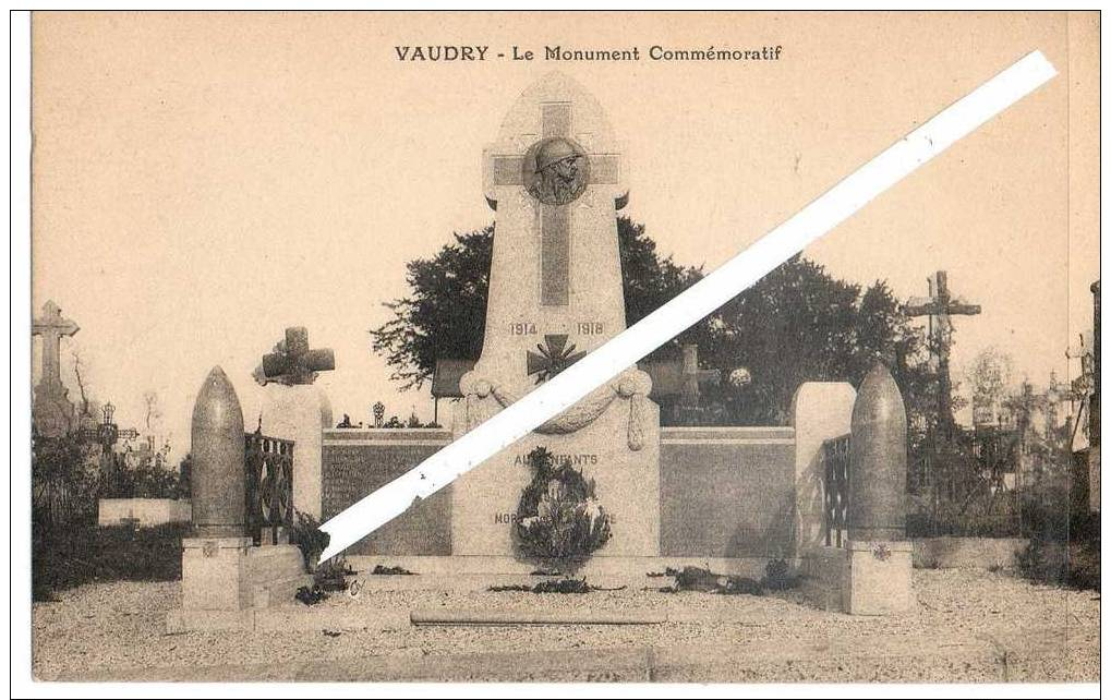 14 - 1307 - CALVADOS VAUDRY VIRE LE MONUMENT COMMEMORATIF - Autres & Non Classés