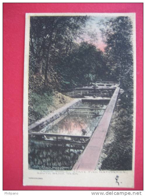 South Bend NE  Trout Pools State Fish Hatcheries  1907 Cancel - Andere & Zonder Classificatie