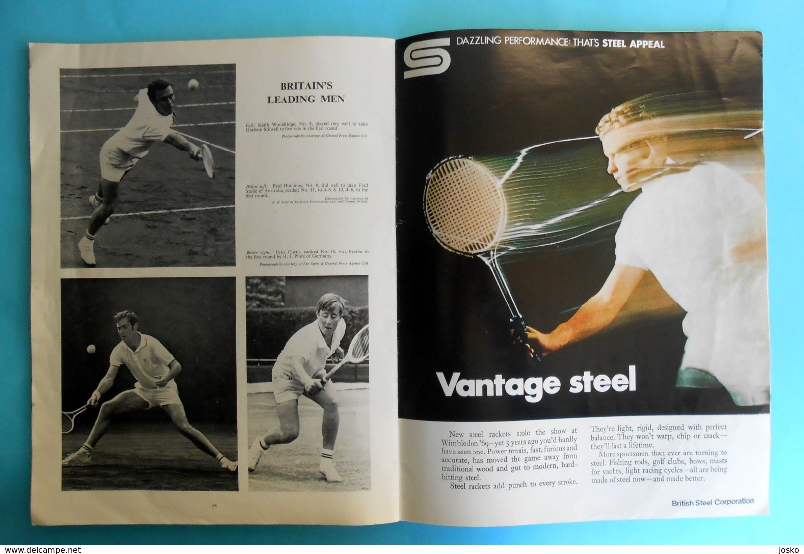 WIMBLEDON 1970. - The Lawn Tennis Championships Official Programme * program programm programa programma tenis