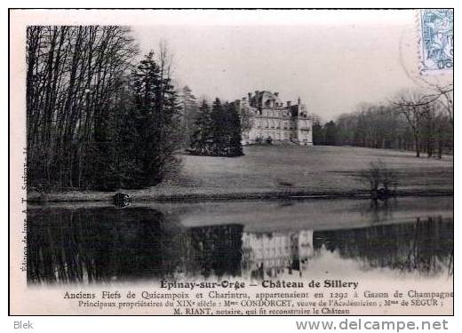91.essonne : Epinay Sur Orge .le Chateau De Sillery . - Epinay-sur-Orge