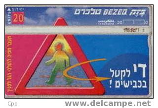 # ISRAEL 184 Road Safety II No1 20 Landis&gyr  Tres Bon Etat - Israel